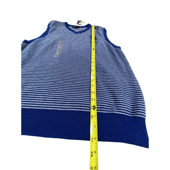 U.S. Polo Assn. Sweater Vest Striped Mens L Preppy Money Educore Large Pony Logo - Picture 6 of 9